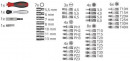 Wiha Bit-/Steckschlüssel-Set (40-teilig / Schlitz/PH/PZD/TX/TX-BO/Knarre/Bits) - 46960 Thumbnail 6