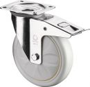 BS ROLLEN Lenkrolle mit Totalfeststeller (Rad-Ø 125 mm Tragfähigkeit 300 kg / mit Feststeller Kunststoff) - LSS420.B15.126 Thumbnail 1