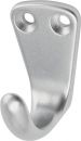 Hermeta Handtuchhaken (1 Haken Höhe 37 mm / Aluminium silberfarbig eloxiert) - 0553-01E Thumbnail 1