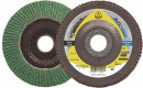 KLINGSPOR Fächerscheibe (Ø 125 mm Körnung 60 mm gewölbt 6° / Edelstahl keramischer Korund / Inhalt: 10 Stück) - 369264 Thumbnail 1