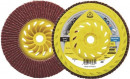 KLINGSPOR Fächerscheibe (Ø 125 mm Körnung 40 mm gewölbt 6° / Stahl keramischer Korund / Inhalt: 10 Stück) - 369301 Thumbnail 1