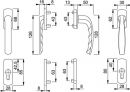 NW-HOPPE Balkongarnitur (Aluminium F1 / 63-73 mm) - 3273928 Thumbnail 3