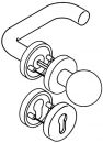 HEWI Rosettengarnitur (Kunststoff 90 / U-Form PZ) - 111R03.233 90 Thumbnail 3