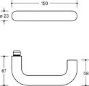 HEWI Rosettengarnitur (Kunststoff 90 / U-Form PZ) - 111R03.233 90 Thumbnail 4
