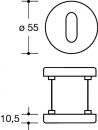 HEWI Schlüsselrosetten-Paar (Kunststoff 99 / Schildstärke 10,5 mm PZ) - 306.23PB 99 Thumbnail 3