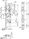 ALFRA Rohrrahmen Einsteckschloss (PZ 45/92 / Edelstahl rostfrei) - 1438.000284 Thumbnail 3