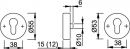 NW-HOPPE Schutzrosette (Edelstahl F69 / rund ohne Zylinderabdeckung) - 8092371 Thumbnail 3