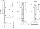 BKS Schiebetür-Einsteckschloss (Stahl silber käntig / 20/55 mm) - 3930023 Thumbnail 3