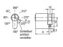 BKS Service-Halbzylinder 31/10 mm - B 8891 0102 Thumbnail 3