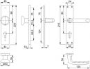 NW-HOPPE Langschildgarnitur (Aluminium F2 / PZ 72 mm) - 6271365 Thumbnail 3