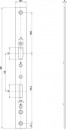 BKS Stulpunterlage (Edelstahl silber / Breite 24 x Länge 270 mm käntig) - B 9050 0100 Thumbnail 3