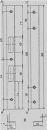 Schnegel Sicherheitswinkelschließblech (Länge 300 mm Breite 25 mm Stärke 2 mm / Edelstahl matt gebürstet) - 005/3125 Thumbnail 3