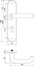 Dieckmann Schutzgarnitur (Edelstahl EST / 72 mm) - 8753/7203/00 Thumbnail 4