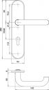 Dieckmann Schutzgarnitur (Edelstahl EST / 92 mm) - 8755/0292/00 Thumbnail 3