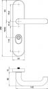 Dieckmann Schutzgarnitur (Edelstahl EST / 92 mm) - 8755/9203/00 Thumbnail 4