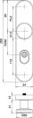 Dieckmann Schutzgarnitur (Edelstahl EST / 92 mm) - 8755/0792/00 Thumbnail 3