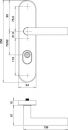 Dieckmann Schutzgarnitur (Edelstahl EST / 92 mm) - 8745/9203/00 Thumbnail 4