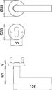 Dieckmann Schutzgarnitur (Edelstahl EST / 72 mm) - 8741/0272/00 Thumbnail 3