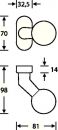 FSB Profiltürknopf Material Edelstahl 6204 - 0 07 0846 22801 6204 Thumbnail 3