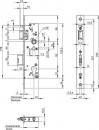 ALFRA Panik-Einsteckschloss (Panik-Funktion E kantig / 24 x 245 mm/30/92 DIN links/rechts) - 7667.000001 Thumbnail 3
