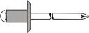 GESIPA Blindniet (Nietschaft d x l 4 x 12 mm K12 / Aluminium / Stahl / Inhalt: 500 Stück) - 1454097 Thumbnail 1