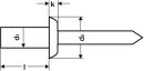 Enviropack Dichtblindniet (Nietschaft d x l 4 x 9,5 mm / Aluminium / Stahl / Inhalt: 500 Stück) - 1433432 Thumbnail 3