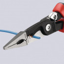 NW-KNIPEX Elektroinstallationszange (Länge 200 mm / poliert Mehrkomponentenhüllen) - 13 92 200 Thumbnail 8
