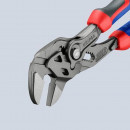 NW-KNIPEX Zangenschlüssel (Länge 180 mm schwarz atramentiert / Spannweite 40 mm Comfort-Griff) - 86 02 180 Thumbnail 8