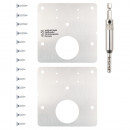 wolfcraft Rep.Montageplattenset f. Topfscharniere - 4658000 Thumbnail 1