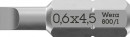 Wera 800/1 Z Bits, 0,6 x 4,5 x 25 mm - 05072055001 Thumbnail 1
