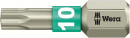 Wera 3867/1 TS TORX® Bits, Edelstahl, TX 10 x 25 mm - 05071032001 Thumbnail 1