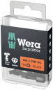 Wera 868/1 IMP DC DIY Impaktor Innenvierkant Bits, # 3 x 25 mm, 10-teilig - 05057632001 Thumbnail 1