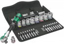 Wera 8100 SB 6 Zyklop Speed-Knarrensatz, 3/8"-Antrieb, metrisch, 29-teilig - 05004046001 Thumbnail 1