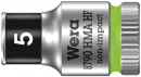 Wera 8790 HMA HF Zyklop-Steckschlüsseleinsatz mit 1/4"-Antrieb mit Haltefunktion, 5 x 23 mm - 05003719001 Thumbnail 1
