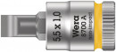 Wera 8700 A FL Schlitzschrauben Zyklop Bitnuss mit 1/4"-Antrieb, 1 x 5,5 x 28 mm - 05003321001 Thumbnail 1