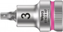 Wera 8740 B HF Zyklop Bitnuss mit 3/8"-Antrieb, mit Haltefunktion für Innensechskantschrauben, 3 x 35 mm - 05003030001 Thumbnail 1