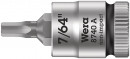 Wera 8740 A Zyklop Bitnuss mit 1/4"-Antrieb, für Innensechskantschrauben, 7/64" x 28 mm - 05003382001 Thumbnail 1