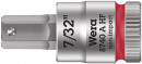 Wera 8740 A HF Zyklop Bitnuss mit 1/4"-Antrieb, mit Haltefunktion für Innensechskantschrauben, 7/32" x 28 mm - 05003387001 Thumbnail 1