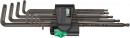 Wera 967/9 TX XL 1 TORX® Winkelschlüsselsatz, lang, 9-teilig - 05024460001 Thumbnail 1