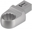 Wera 7771 Einsteck-Ringschlüssel, 9x12 mm, 9x12 x 15 x 44 mm - 05078628001 Thumbnail 1