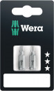 Wera 867/1 Z TORX® BO SB Bits mit Bohrung, TX 20 x 25 mm, 2-teilig - 05073064001 Thumbnail 1