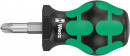 Wera 355 PZ Kreuzschlitz Stubby/Vergaserschraubendreher, PZ 3 x 25 mm - 05008855001 Thumbnail 1
