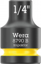 Wera 8790 B Impaktor Steckschlüsseleinsatz mit 3/8"-Antrieb, 1/4" x 30 mm - 05005514001 Thumbnail 1