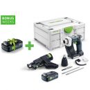 FESTOOL Akku-Bauschrauber DURADRIVE DWC 18-2500 Basic + Tabless Akkupack BP 18 TBX 4 C-ASI - 576497_A Thumbnail 1
