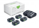 FESTOOL Energie-Set SYS 18V 4xTBX4/TCL6DUO - 578823 Thumbnail 1