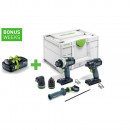 FESTOOL Schrauber- und Bohrer-Set TID 18 Basic-Set TPC 18/4 - 578833 Thumbnail 1