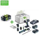 FESTOOL Perceuse-visseuse à percussion sans fil QUADRIVE TPC 18/4 5,0/4,0 I-Set/XL - 577622 Thumbnail 1