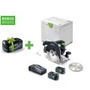 FESTOOL Akku-Handkreissäge HKC 55 KEB-Basic + Energie-Set 18V 2xHP5,0/TCL6 - 578302_F Thumbnail 1