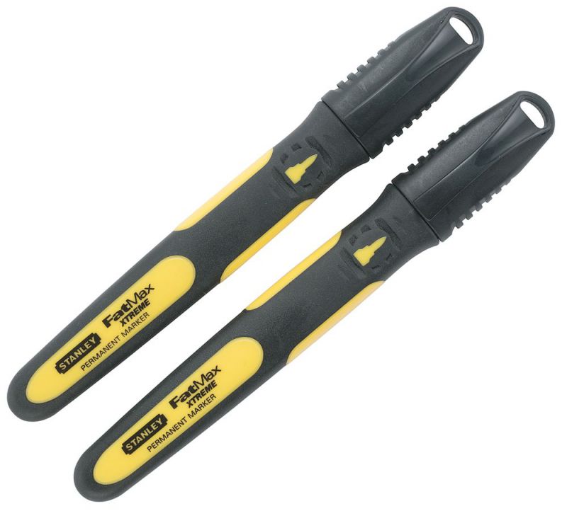 Stanley Permanentmarker FatMax schwarz fein 2St. - 0-47-312