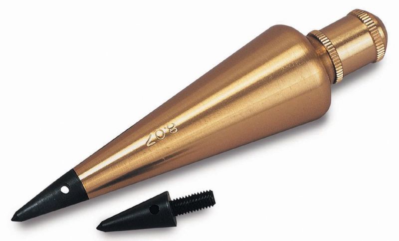 Stanley Senklot Messing, m. Ersatzspitze 225g - 0-47-973